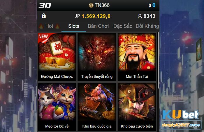 Game slot với các tựa game chất lượng cao