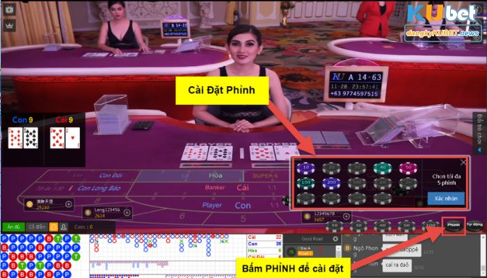 Game baccarat hấp dẫn tại nhà cái cá cược Kubet 